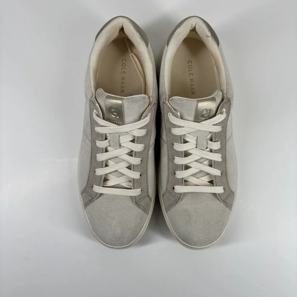 Cole Haan Grand Crosscourt Coaster Women's‎ US 7.5B Ivory/Dove Sneaker W32152